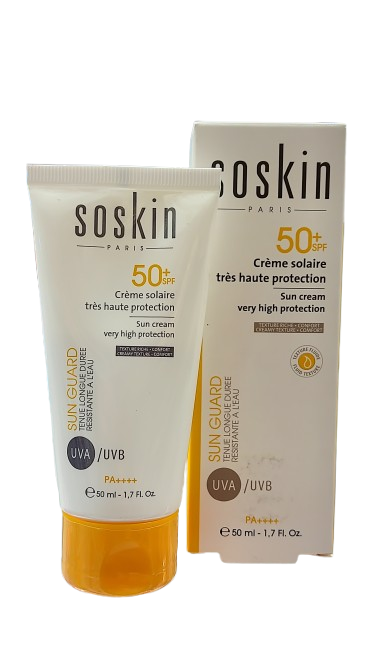 کرم ضدآفتاب سسکین SPF50 (بی رنگ)